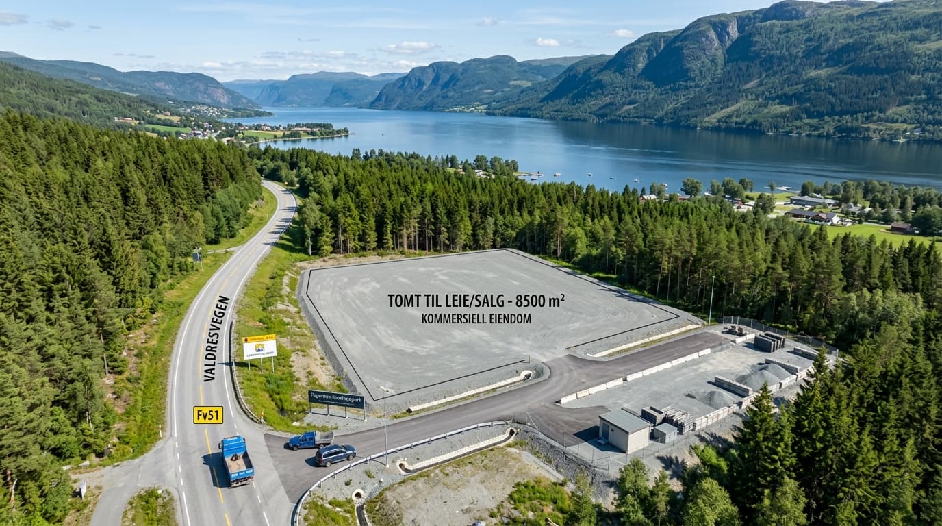 Attraktiv Næringstomt ved Sæbufjorden